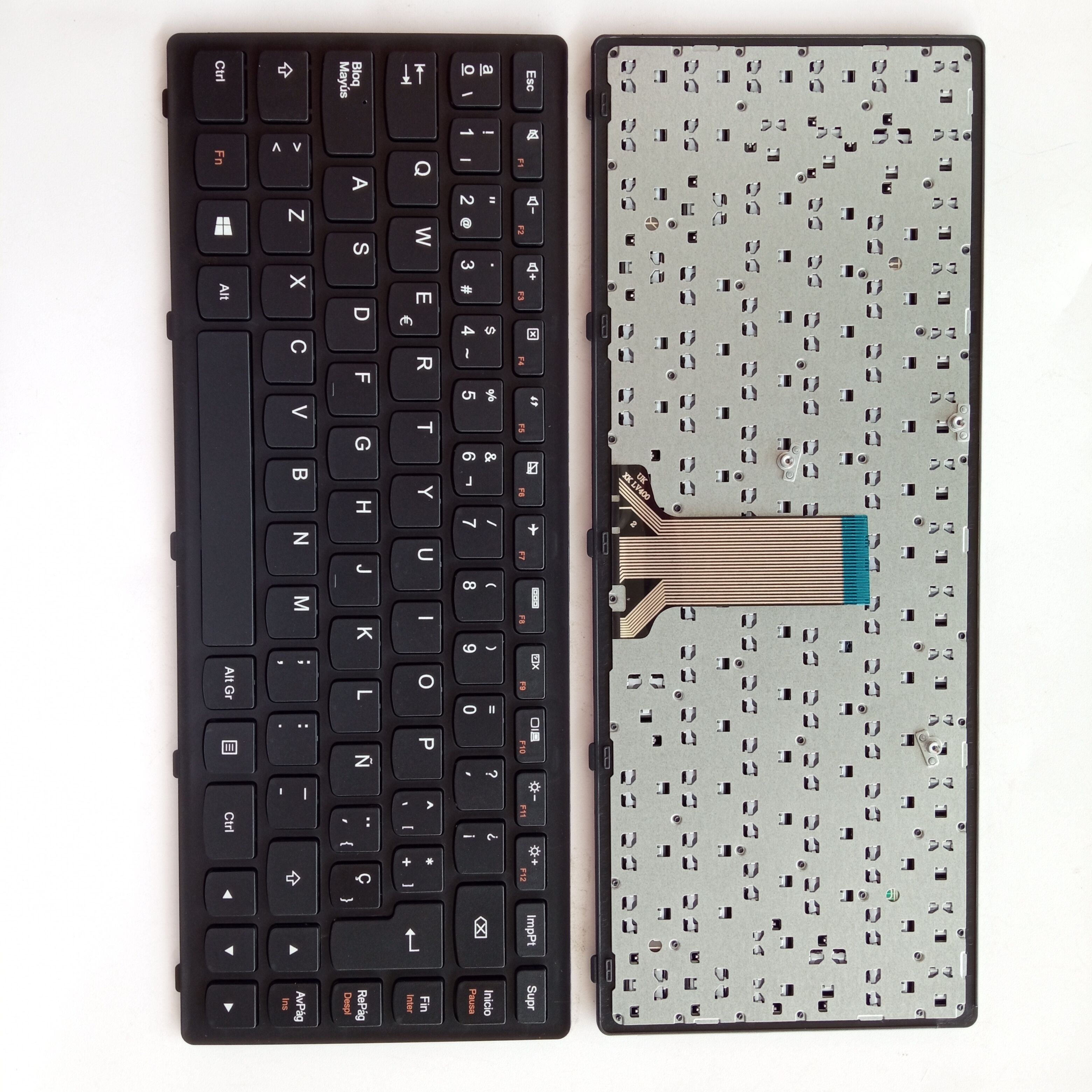 Picture of New Replacement Laptop Keyboard For LENOVO G400S/G405S/G410S/FLEX14 SILVER FRAME BLACK (OEM) SP Layout